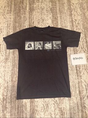 Taylor Swift 1989 Short Sleeve Graphic Tee with Photographic Panel